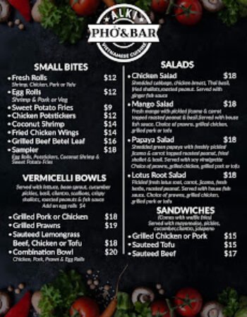 Alki Pho & Bar