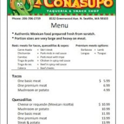 La Conasupo Taqueria & Snack Shop